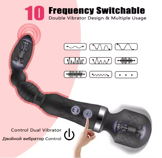 Vibromasseur Double Tête