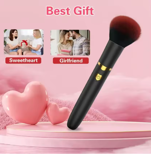 Vibromasseur discret en forme de pinceau Design élégant, puissant et silencieux
