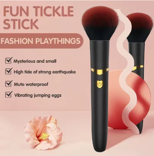 Vibromasseur discret en forme de pinceau Design élégant, puissant et silencieux