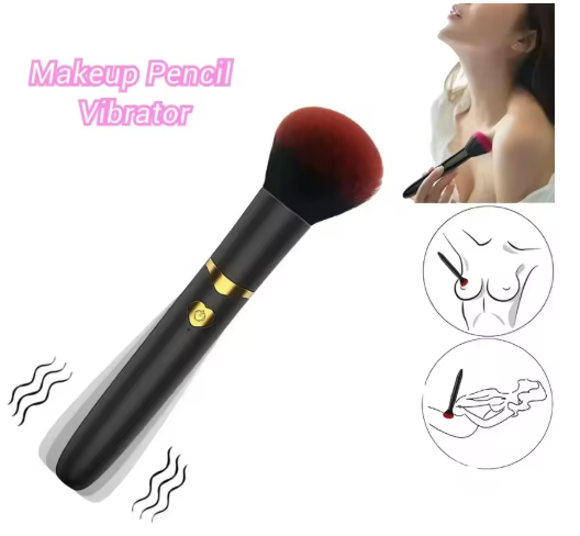 Vibromasseur discret en forme de pinceau Design élégant, puissant et silencieux