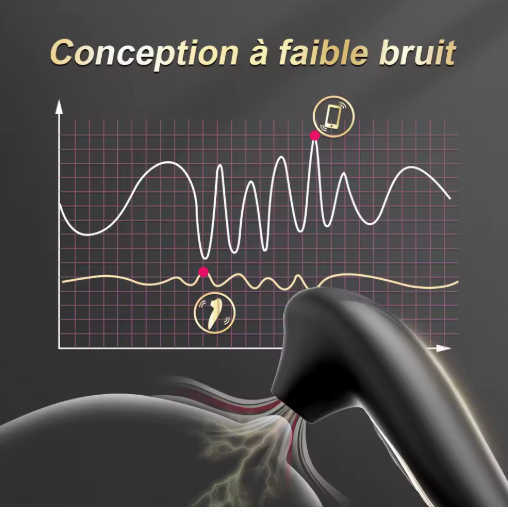Suceur clitoridien, stimulateur intime avec 10 modes de succion, étanche et rechargeable USB, jouet érotique pour femmes