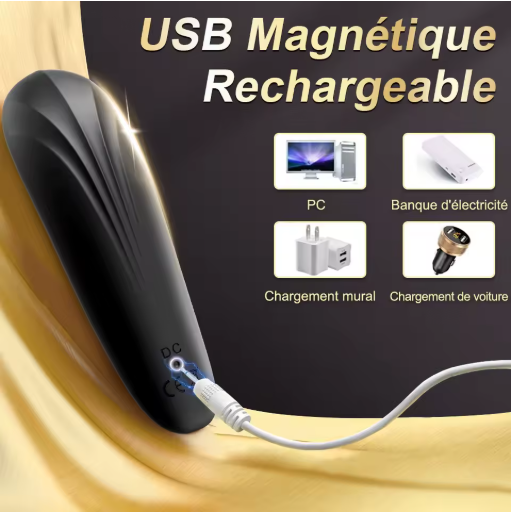 Suceur clitoridien, stimulateur intime avec 10 modes de succion, étanche et rechargeable USB, jouet érotique pour femmes